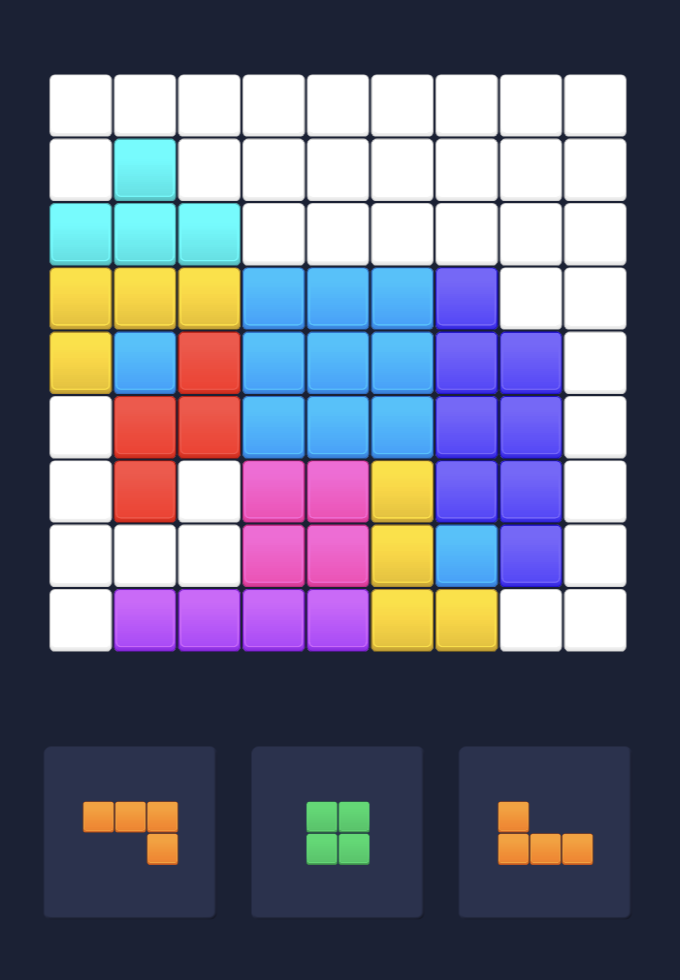 Screenshot with candidate blocks